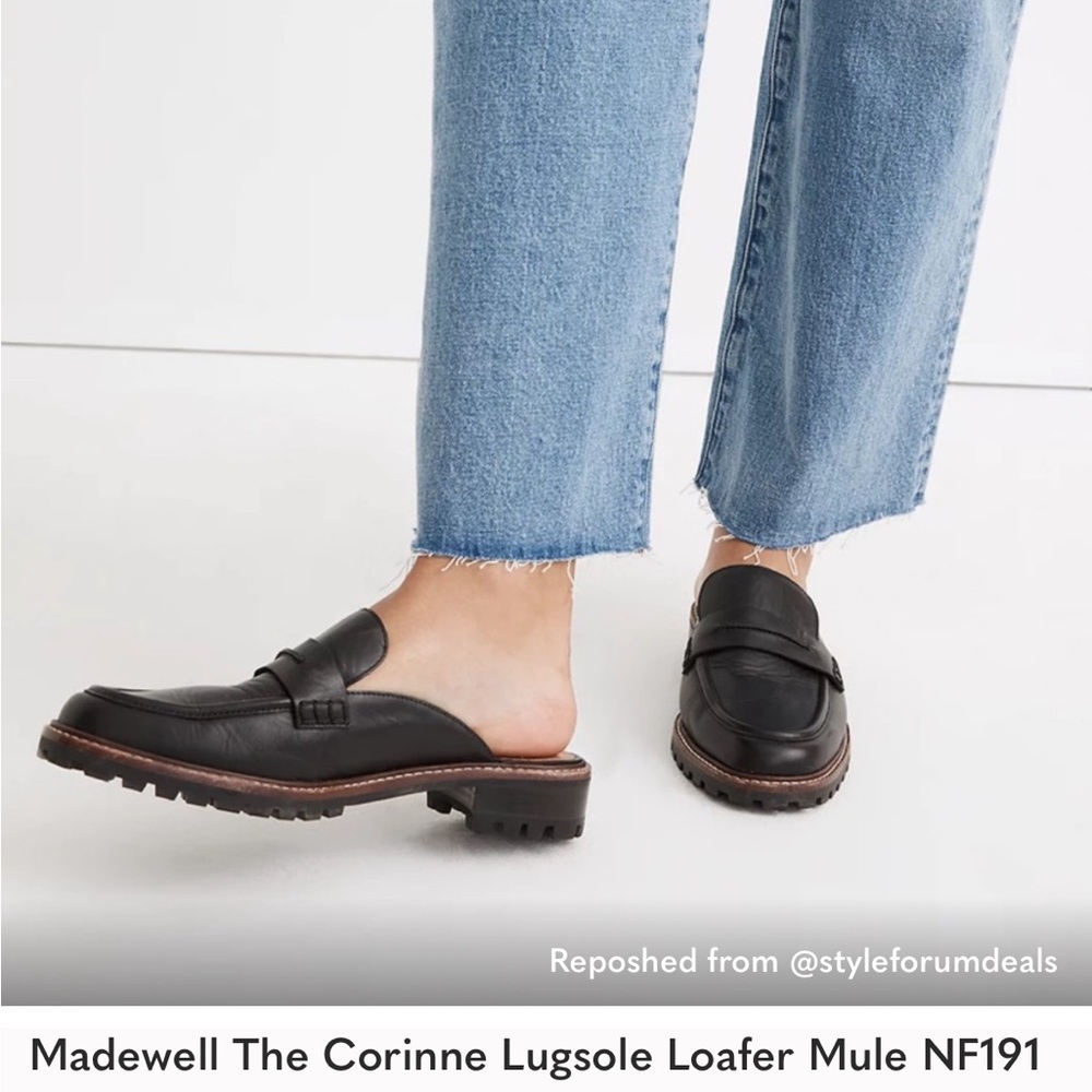 Madewell Corinne Lugsole Slip On Mule Size 7.5
